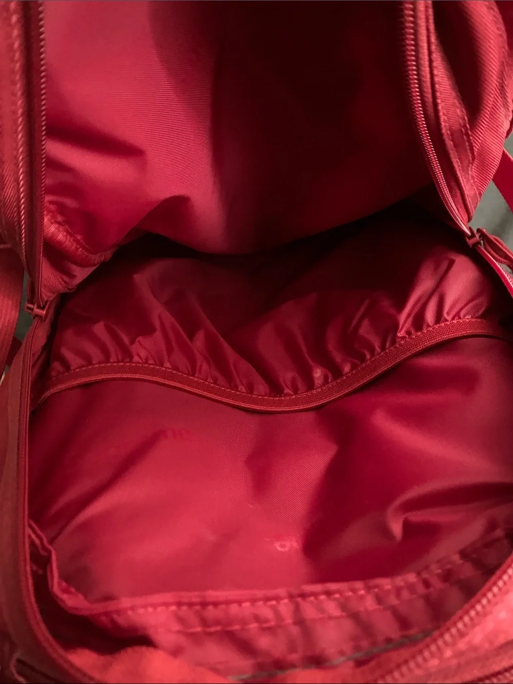Supreme Red Mesh Logo Backpack